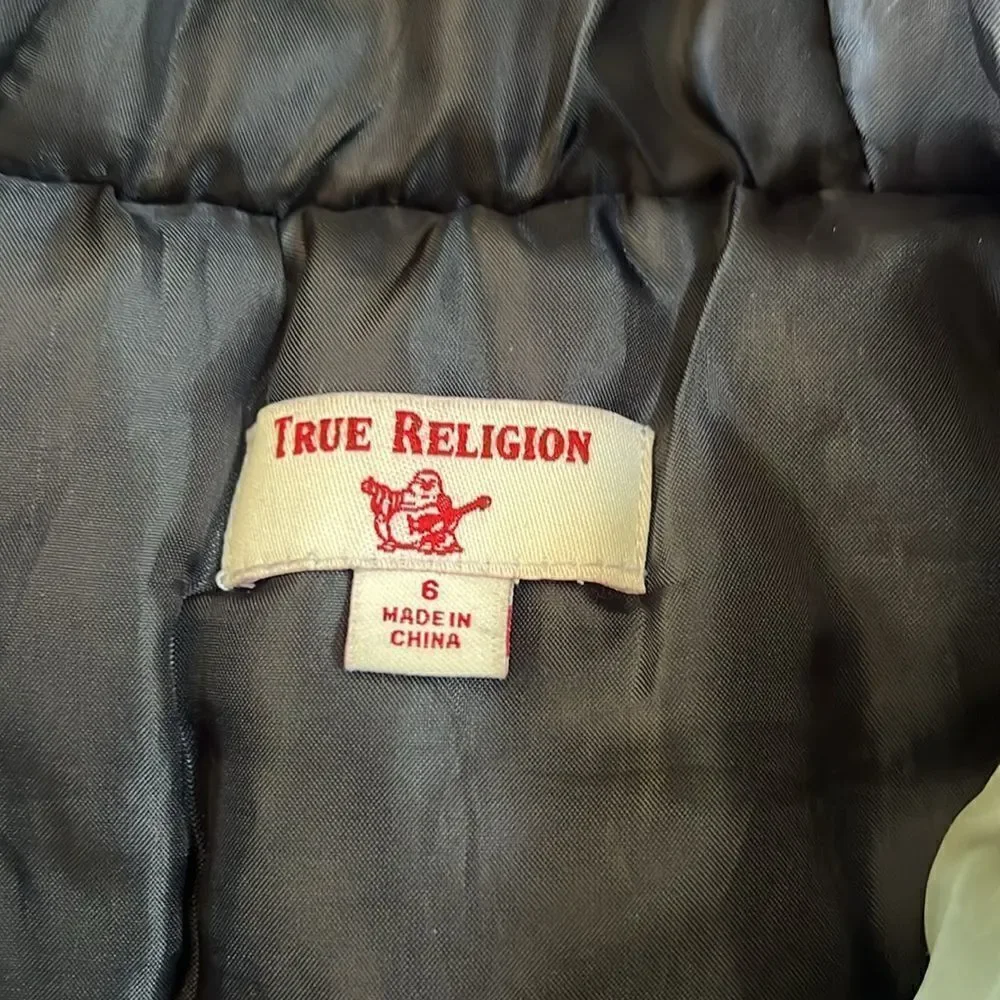 True Religion Kids Jacket Sz 6 Colorblock